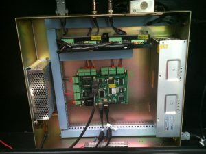 Inside the brain of a Redsail Laser Cutter. How many parts can you identify?