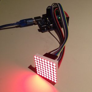 Reverse engineering an 8×8 LED grid for Arduino – Marginally Clever Robots