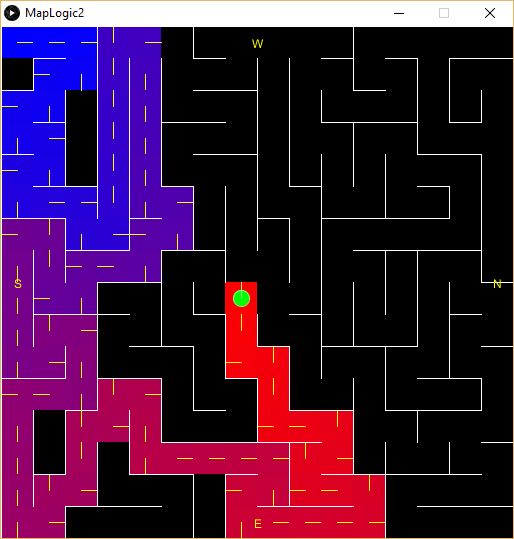 maze sovling, visualized